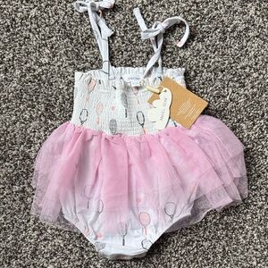 Angel Dear Tennis Pink Tutu Bubble NWT